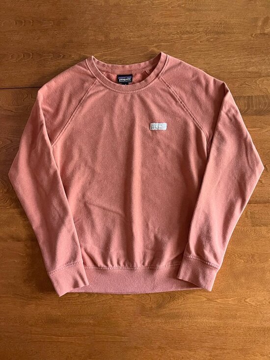 Patagonia Tops - Patagonia guava orange sweatshirt S